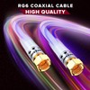 Maximm RG6 COAXIAL Cable - Triple Shielded, Non-Oxygen Copper Cable