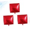 Gadpiparty 6pcs Square Aluminum Foil Cube Balloons for Birthday and
