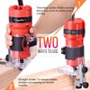 Compact Palm Router Tool, 800W Hand Wood Trimmer Router with