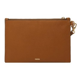 Fossil Women's Gift Wristlet, Saddle.