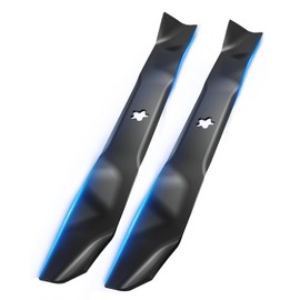 134149 Mulching Blades, Lawn Mower Blade Compatible with Craftsman LT1000 LT200, Husqvarna, Poulan Pro 42 inch Deck Riding Mower Lawn Tractor, Replace Number for 424752 532134149, 5 Point Star, 2 Pcs