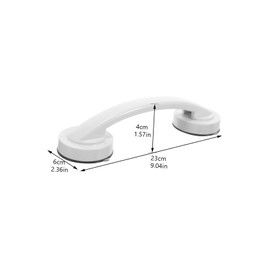 ORFOFE Bathroom Grab Bar Non Skid Handrail for Bathtub Strong Support Handle for Seniors Easy Installation Durable Safety for Elderly and Disabled Assistance