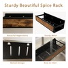 ROURANB Spice Rack Wall Mount 6 Pack, Space-Saving Seasoning Organizer,Screw
