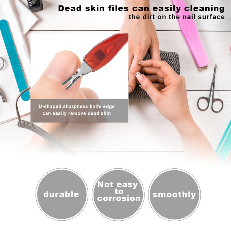 Nail Polishing Strip Dead Skin File Clipper Professional Nail Art