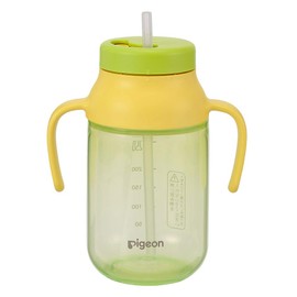 Pigeon Straw Bottle Kurt Lime Yellow 1 Piece (x1)
