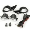 PIT66 2X Front Bumper Fog Lights W/Switch + H11 Bulb