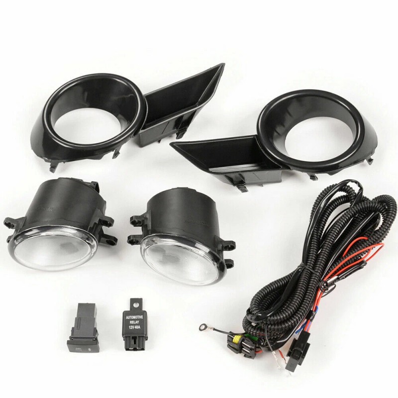PIT66 2X Front Bumper Fog Lights W/Switch + H11 Bulb