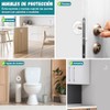 Tope para Puerta, 6 PCS Protector de Pared de Silicona,