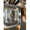 Elkay SilverCast 25x21x6-1/2" Stainless Steel Single Bowl Drop-in w/4 Fau