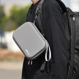 DJI Mobile 7P Case, Portable Shoulder Bag for DJI OM 7 Pro/ 7, Gimbal Stabilizer Travel Case for DJI Osmo Mobile 7/ 7P Accessories, PU Waterproof