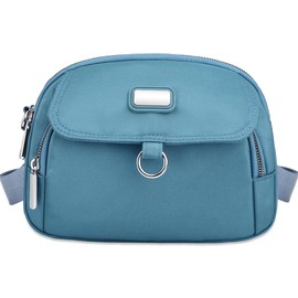 Farcauo Shoulder Bag for Women Men Purple Crossbody Bag Shoulder Bags Belt Bag for Women Men Shoulder Bag Women's Bag Handbag Women's Medium Crossbody Bag Women, # A Light Blue Nylon Crossbody Bags