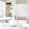 Bormioli Rocco Kufra Glass Pitcher with Ice Container and Lid,