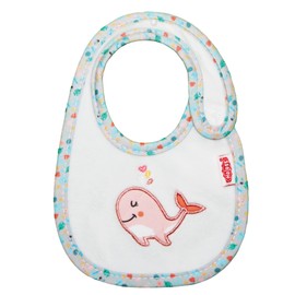 Heless 285 Doll Accessories Bib in Whale Bobby Design for Dolls and Cuddly Toys of All Sizes