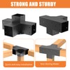 Woodworks Pergola pergola Brackets 4-Way Right Angle Corner Bracket DIY
