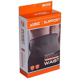 WAIST SUPPORT BAND BELT OF RUBBER AND POLYESTER FOR ABDOMINAL, LUMBAR ONE SIZE.