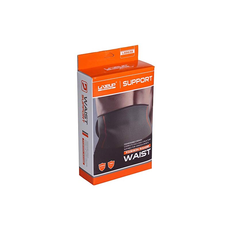WAIST SUPPORT BAND BELT OF RUBBER AND POLYESTER FOR ABDOMINAL,