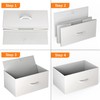 Himusi White Dresser for Bedroom 10 Drawers, Tall Fabric Dressers
