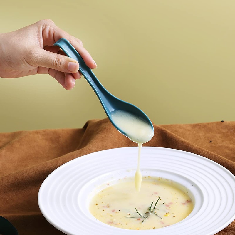 Evanda Soup Spoon, ECO Friendly Dinner Spoon,Made of Food Grade