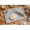 JEmarble Rolling Pin/Aluminum Handles 18 inch(Black)(Premium Quality) Polished Surface 18-inch(10"Barrel)