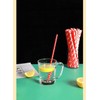 Gcardist Red Papie Drinking Straws, Pack of 150 Disposable Drinking