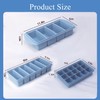 Silicone Freezer Molds Gift Set with 2 Tbsp, 1/2, and