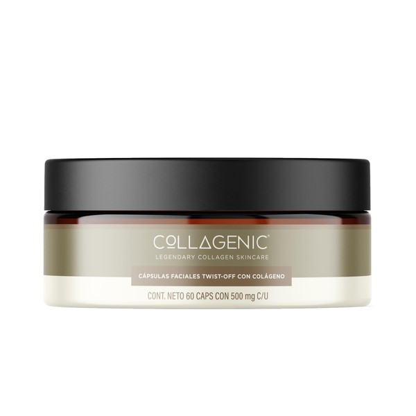 COLLAGENIC | Cápsulas Faciales con Colágeno | 60 Cápsulas de
