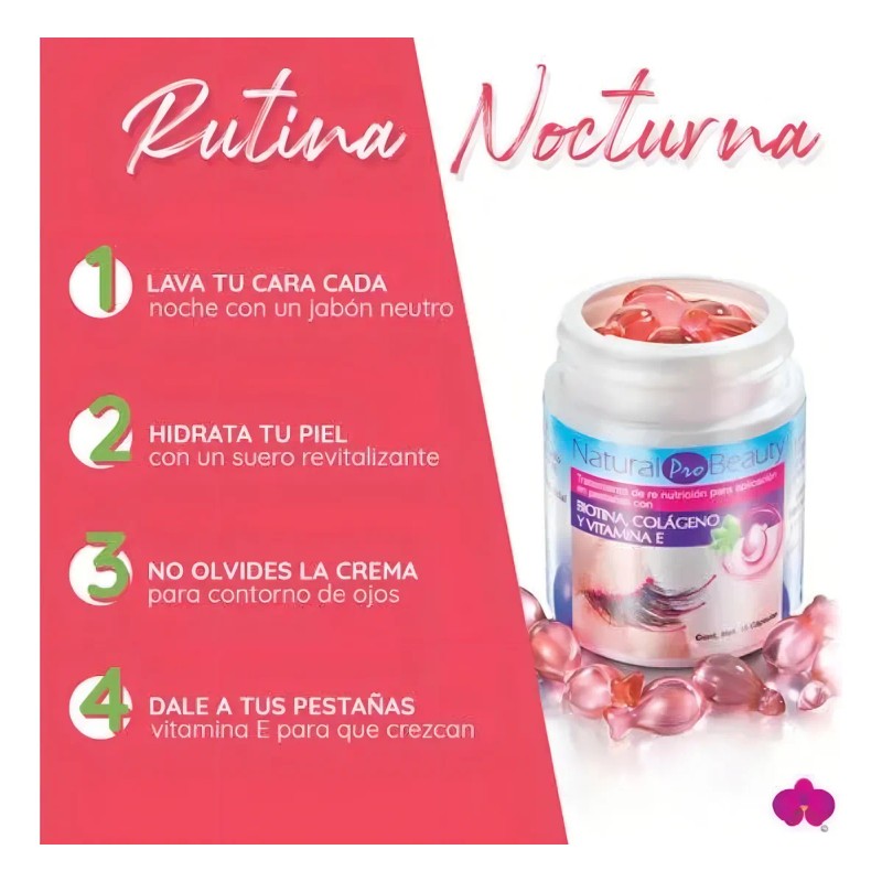 Biotina Colageno Vitamina E Pestañas Cejas Crecimiento Alarg