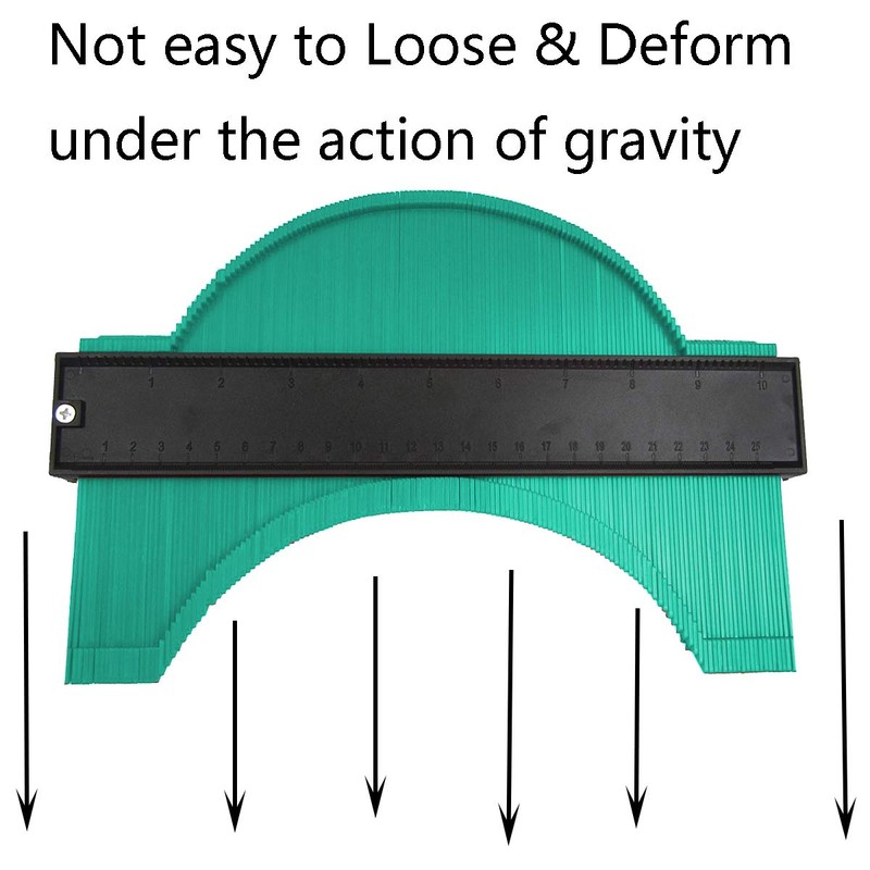 Widen Contour Gauge 10 Inch Irregular Profile Duplicator for Woodwork