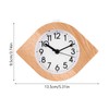 COZHYESS Analog Wooden Alarm Clock, Retro Table Clock, Silent Clock