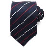 Michi Kolondon Brand Necktie, 100% Silk, Jacquard Woven, Plaid Pattern,