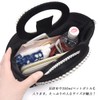 Plex Women's 2-Way Pearl Handle Beaded Party Bag, Black