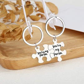 ZHIYUXI Gifts for Couples Women Men Keychain Gifts for Boyfriend Teen Girls Christmas Birthday Gifts for Girlfriend