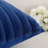 MADIZZ Set of 2 Faux Wool Plush Decorative Throw Pillow