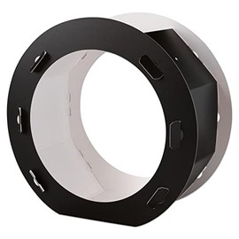 Folia Round Lantern Blanks Pack of 5 Black