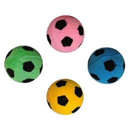 12 Pack Foam Soccer Balls Cats Toys Bouncy Ball Interactive cat Toy Kitten Toys cat Ball Toy (12Pcs)