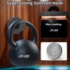 Hongzhanfa Suction Cup Hooks: 2 Pack Stainless Steel Towel Hooks