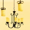MOLUCKFU Chandelier Load-Bearing Rod Ceiling Light Support Tubewith Hooks