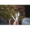 German cutlery set 4 pieces Eating utensils military style spoon