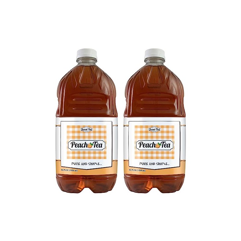 Southern Sweet Tea Peach - Real Brewed, 128oz Family Size