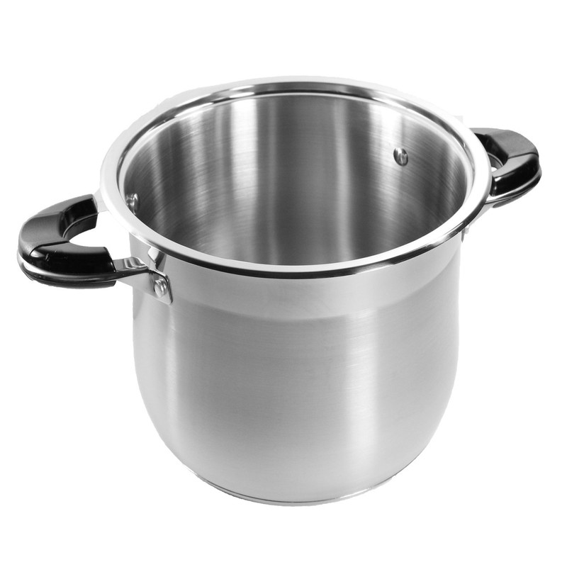 10 Qt Stock Pot 18/10 Stainless Steel Super Double Capsulated