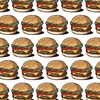 RUSPEPA Funny Burger Wrapping Paper Roll for Teens Kids Food
