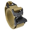 MOZETO Tactical Belt, Heavy-Duty Nylon Web Belt with Quick-Release V-Ring