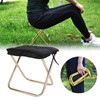 Aluminum Alloy Folding Stool Outdoor Camping Fishing Hiking BBQ Portable