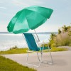 Unbranded Portable Folding Beach Chair With Sunshade Sit For Outdoor