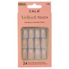 CALA. - "Velvet Touch" uñas postizas medianas (24 uñas postizas