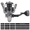 13+1 Bearing Spinning Reel 5.2:1 Gear Ratio Foldable Arm Fishing