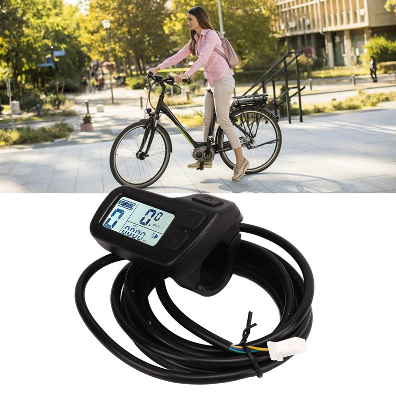 Electric Bicycle LCD Display 24V 36V 48V Universal SM Connector