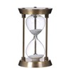 Bellaware 60 Minute Metal Hourglass Sand Timer, Decorative Large Size