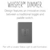 Legrand Adorne Whisper Tru-Universal Dimmer Switch, 700W (Incandescent, Halogen, MLV,