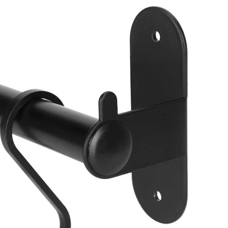 40cm 6 Hooks Pot Lid Hanger Punch WallMounted Storage Holder